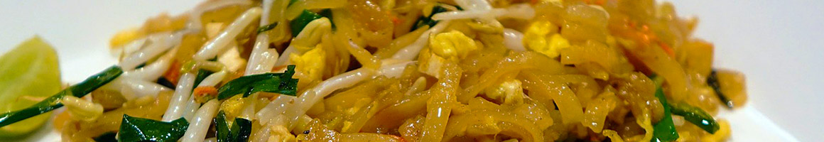 Eating Thai at Lemon Grass restaurant in Roswell, NM.